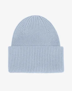 Merino Wool Hat - Polar Blue