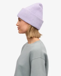 Merino Wool Hat - Soft Lavender
