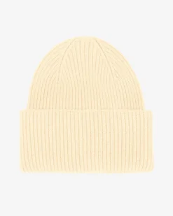 Merino Wool Hat - Soft Yellow
