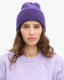 Merino Wool Hat - Ultra Violet