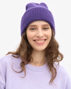 Merino Wool Hat - Ultra Violet