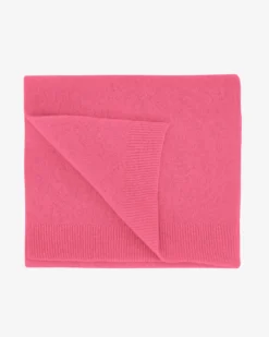 Merino Wool Scarf - Bubblegum Pink