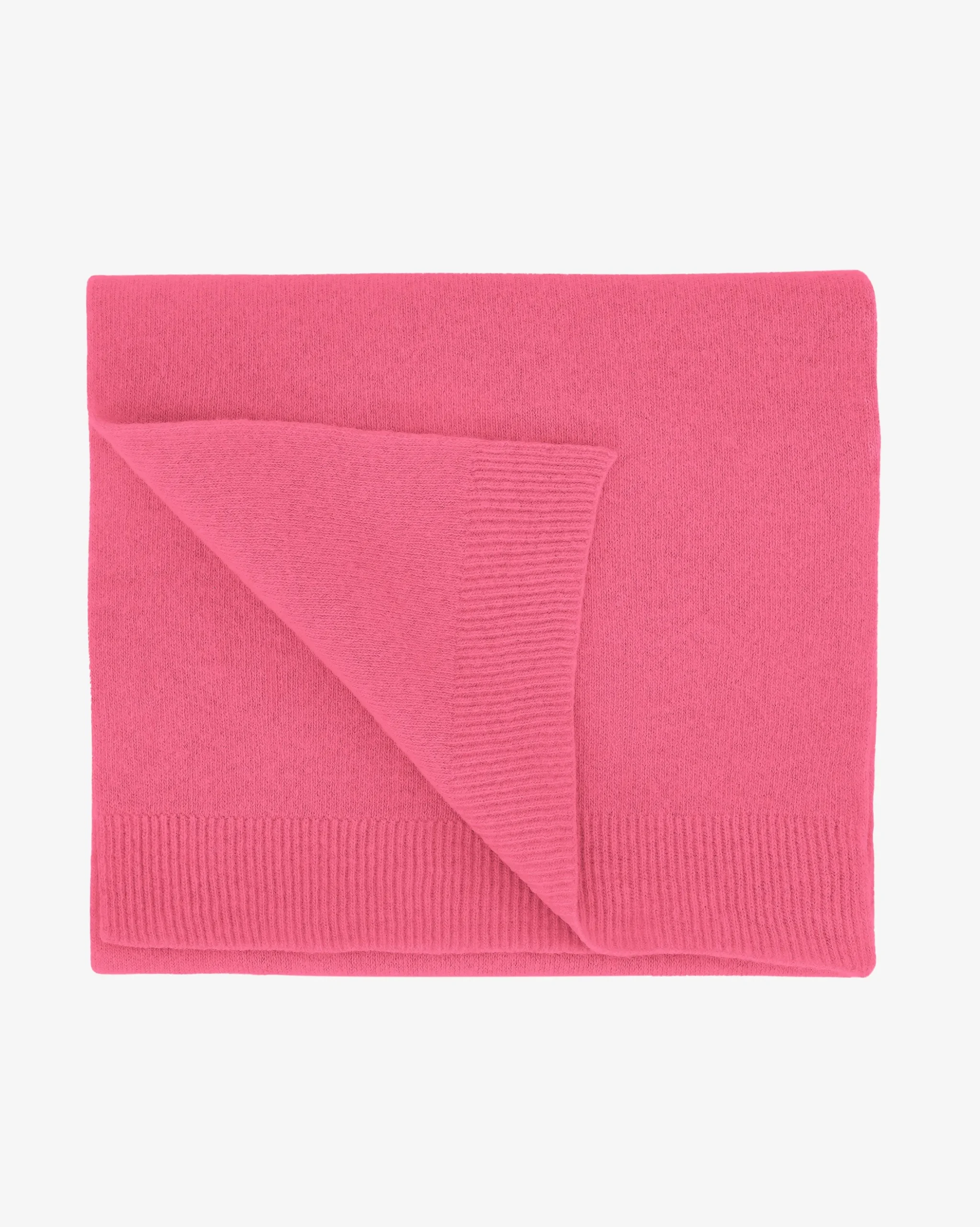 Merino Wool Scarf - Bubblegum Pink