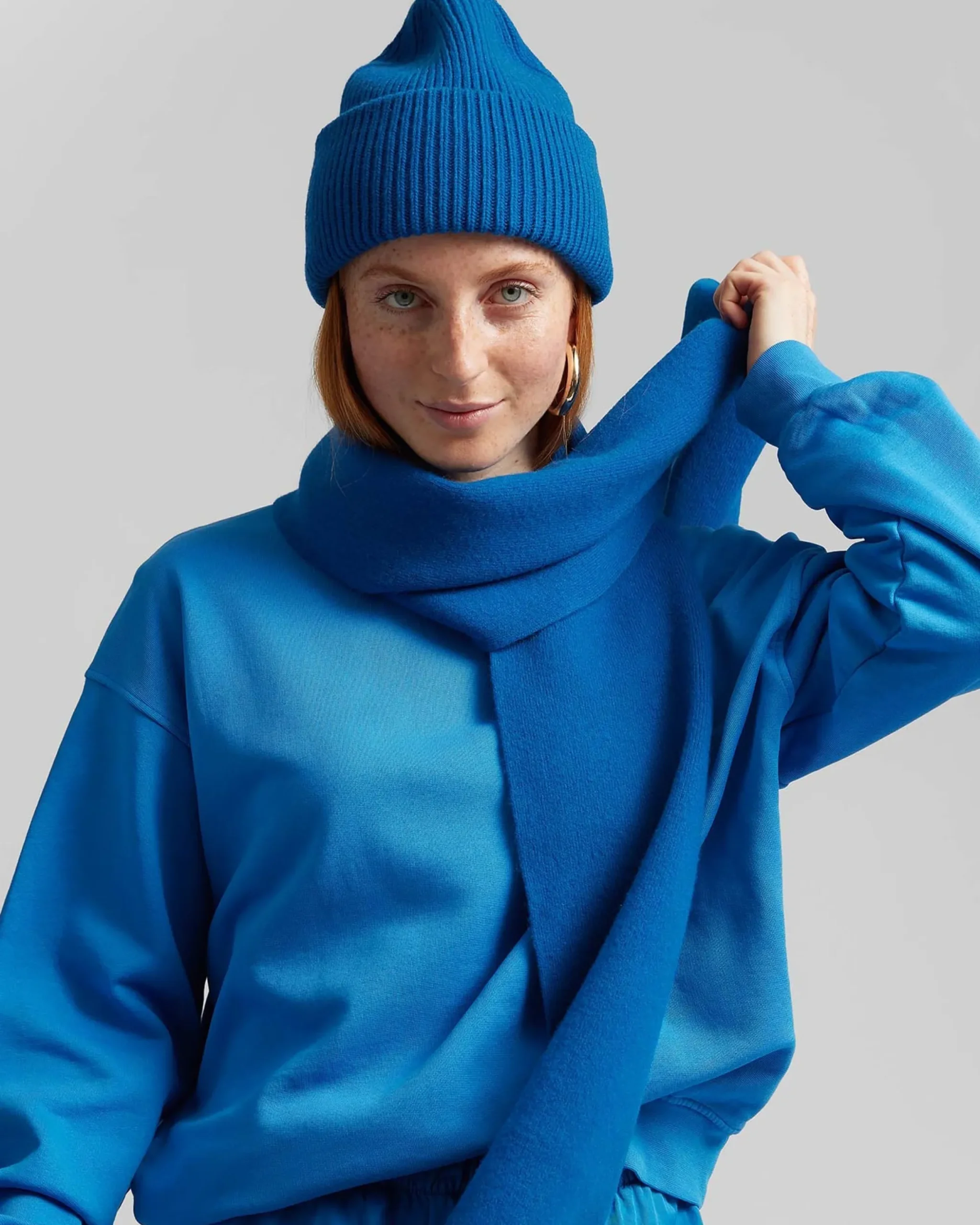 Merino Wool Scarf - Burned Orange