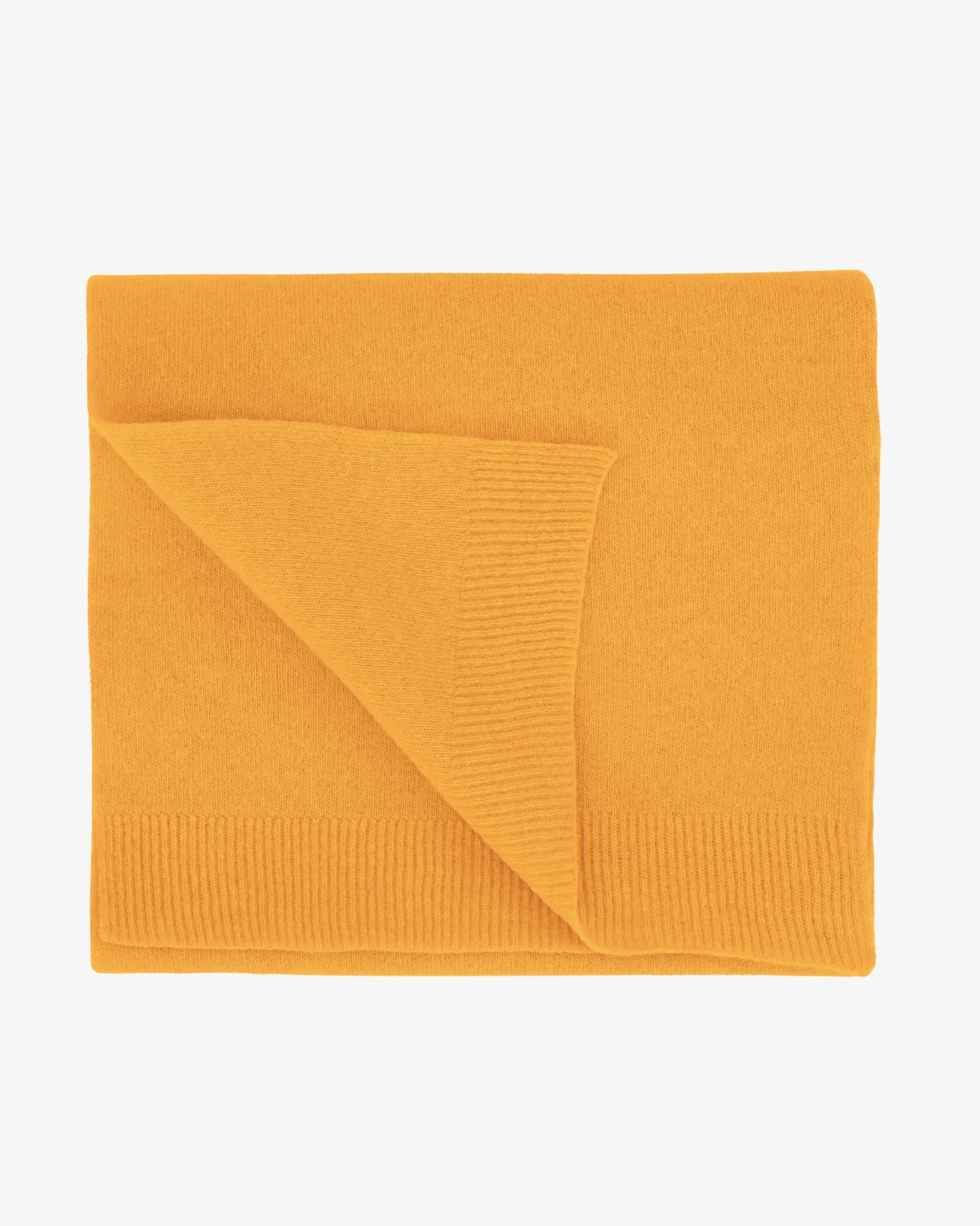 Merino Wool Scarf - Burned Yellow