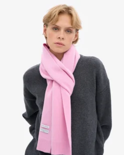 Merino Wool Scarf - Cherry Blossom
