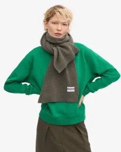 Merino Wool Scarf - Dusty Olive