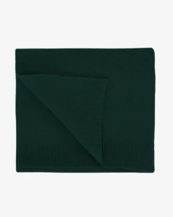 Merino Wool Scarf - Emerald Green