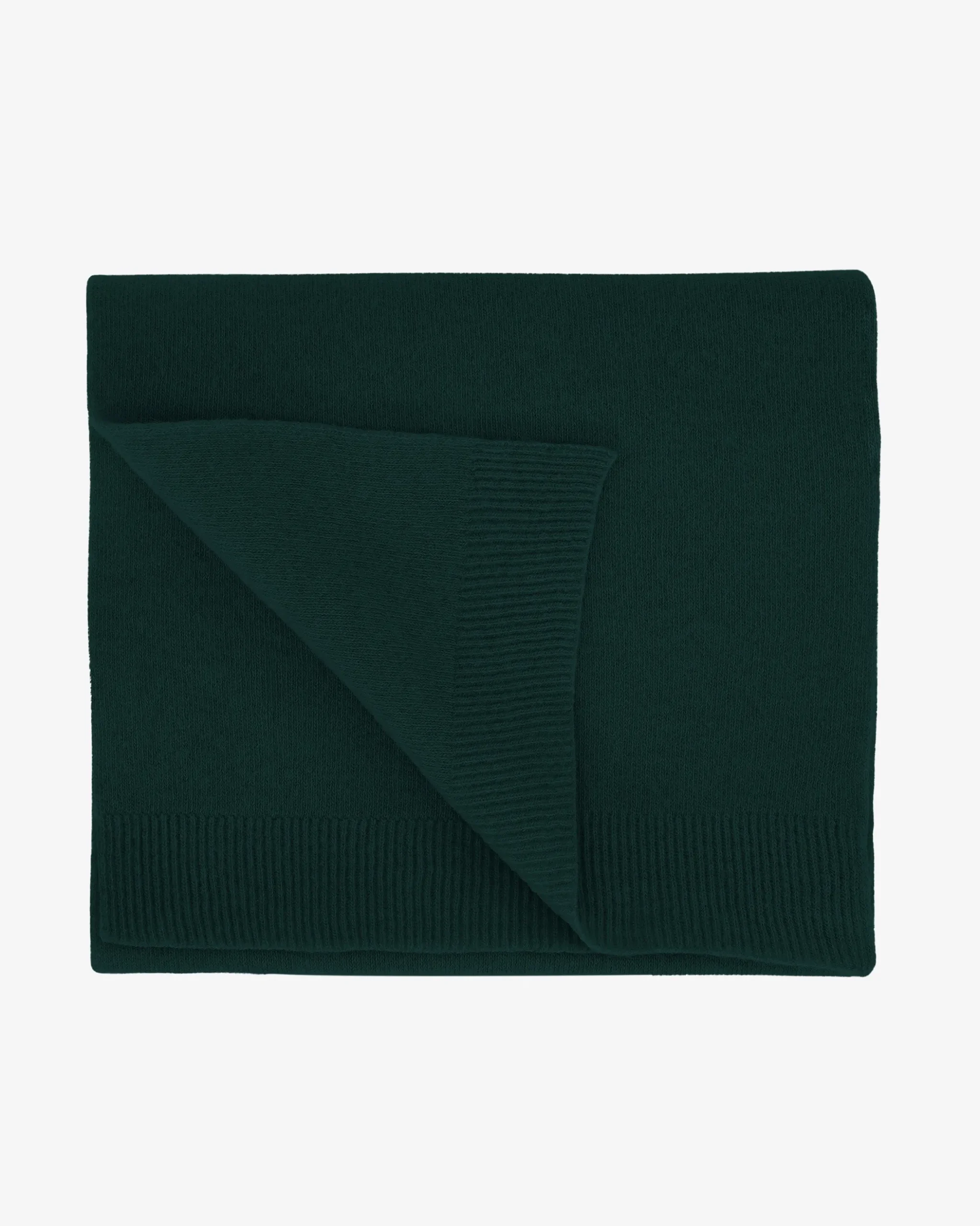 Merino Wool Scarf - Emerald Green