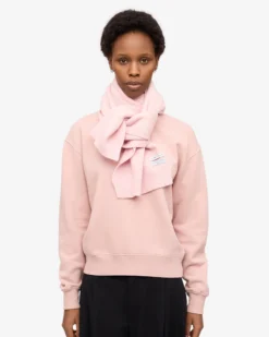 Merino Wool Scarf - Faded Pink