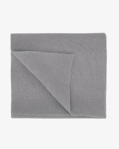 Merino Wool Scarf - Heather Grey