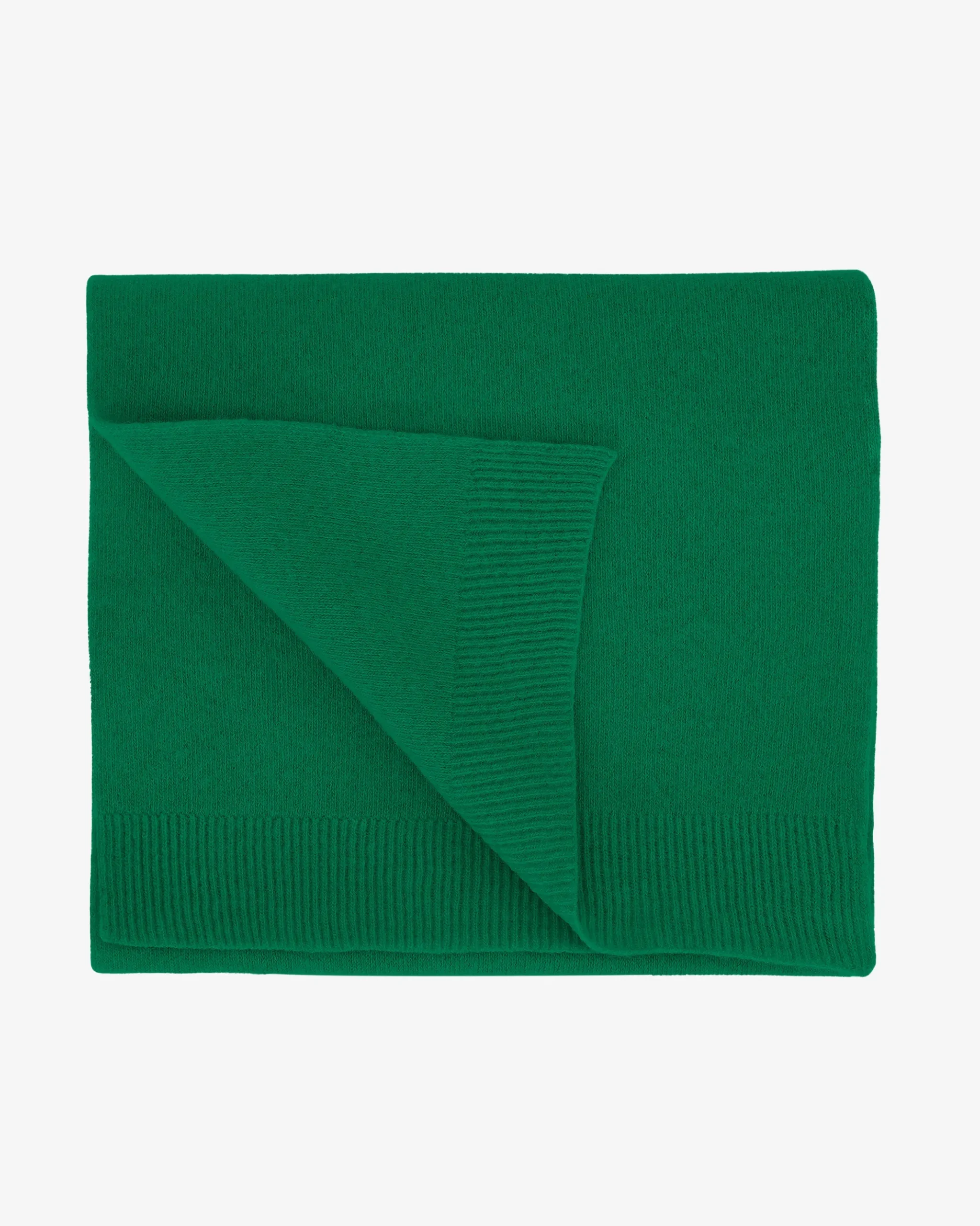 Merino Wool Scarf - Kelly Green