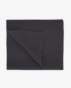 Merino Wool Scarf - Lava Grey