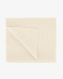 Merino Wool Scarf - Optical White