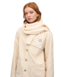 Merino Wool Scarf - Optical White