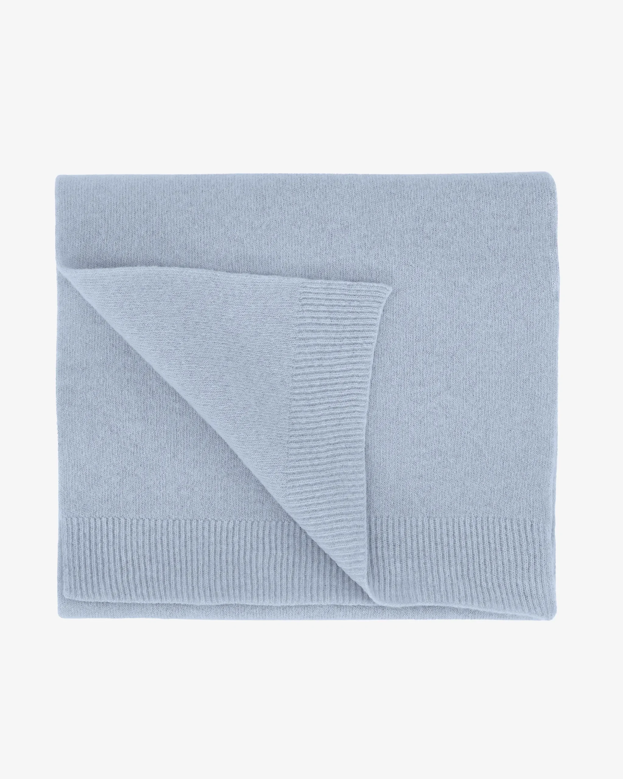 Merino Wool Scarf - Polar Blue