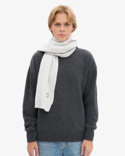 Merino Wool Scarf - Snow Melange