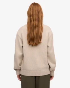 Merino Wool Turtleneck - Ivory White