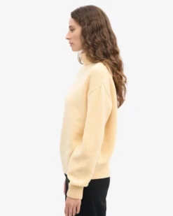 Merino Wool Turtleneck - Soft Yellow