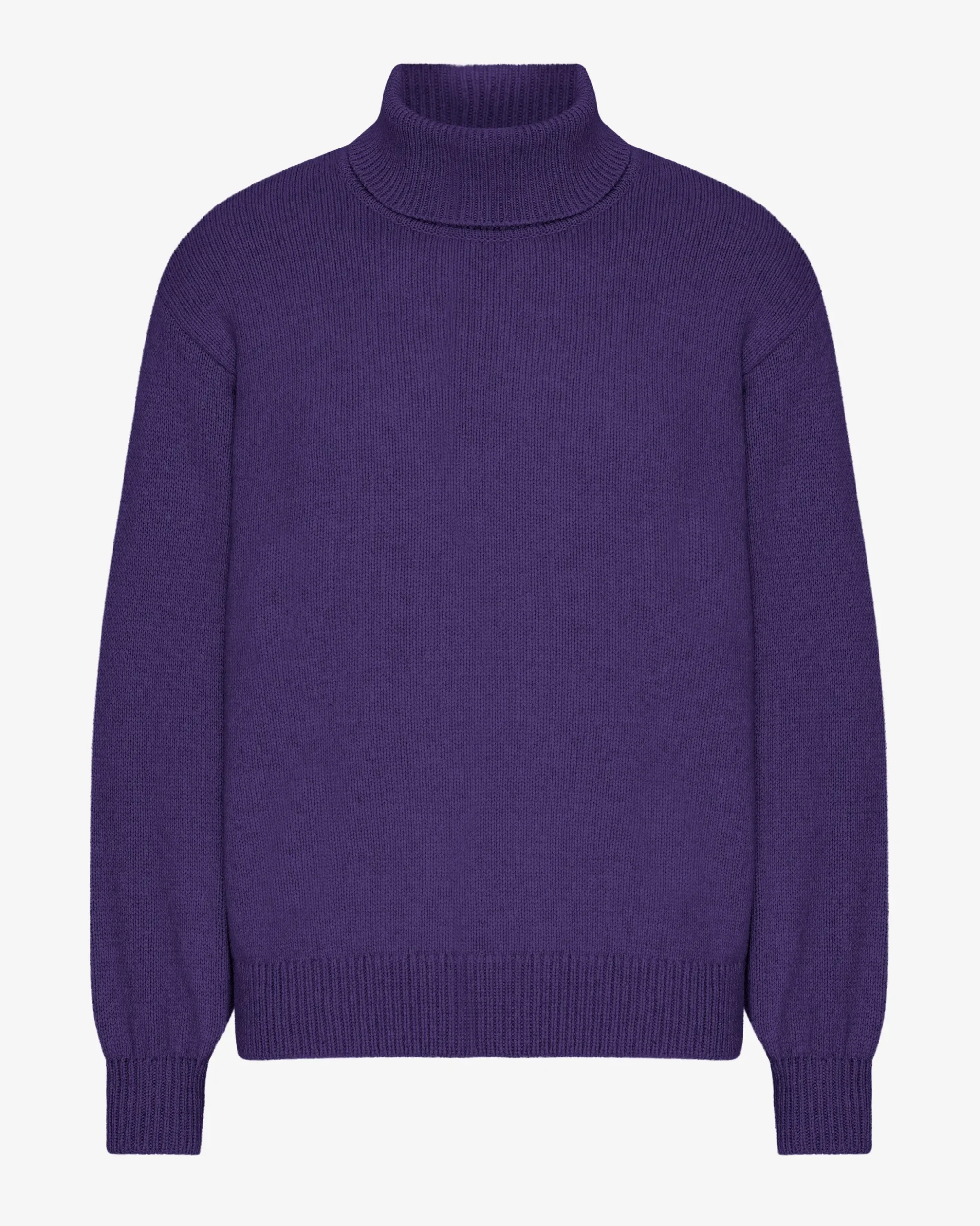 Merino Wool Turtleneck - Ultra Violet