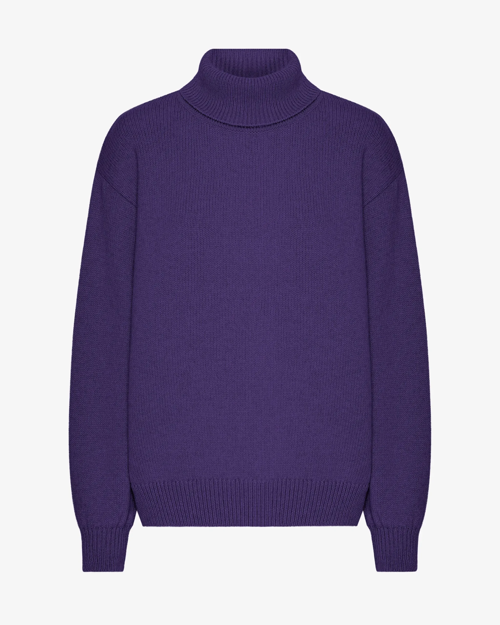 Merino Wool Turtleneck - Ultra Violet