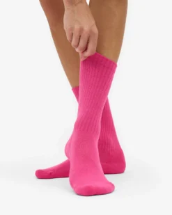 Organic Active Sock - Bubblegum Pink