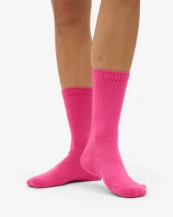 Organic Active Sock - Bubblegum Pink (3-Pack)