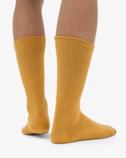 Organic Active Sock - Burned Yellow (3-Pack)