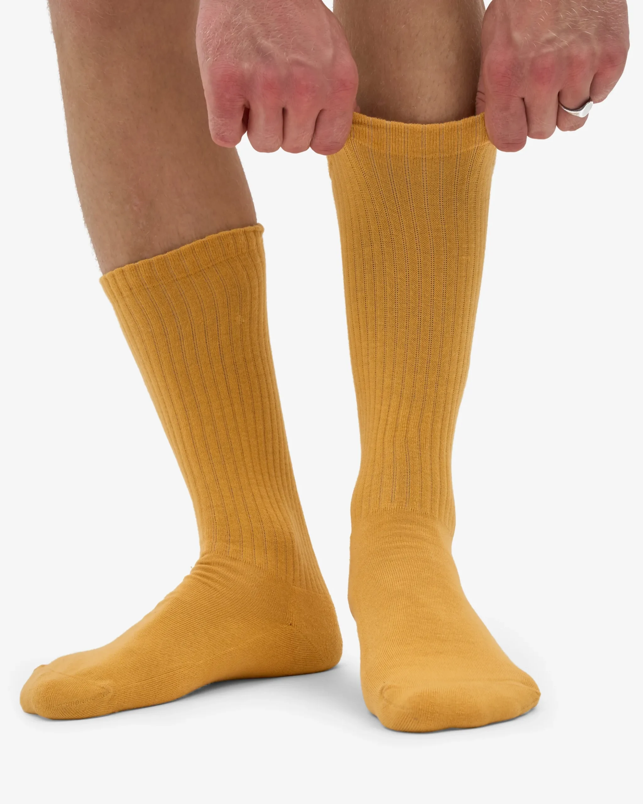 Organic Active Sock - Burned Yellow (3-Pack)