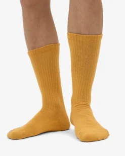 Organic Active Sock - Burned Yellow (3-Pack)