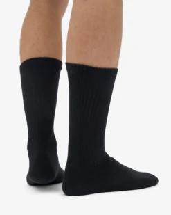 Organic Active Sock - Deep Black