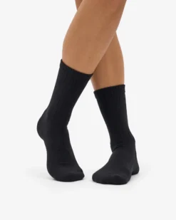 Organic Active Sock - Deep Black