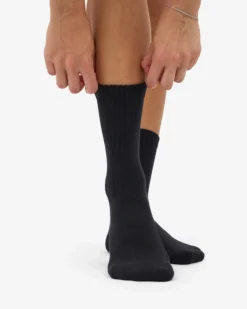 Organic Active Sock - Deep Black (3-Pack)