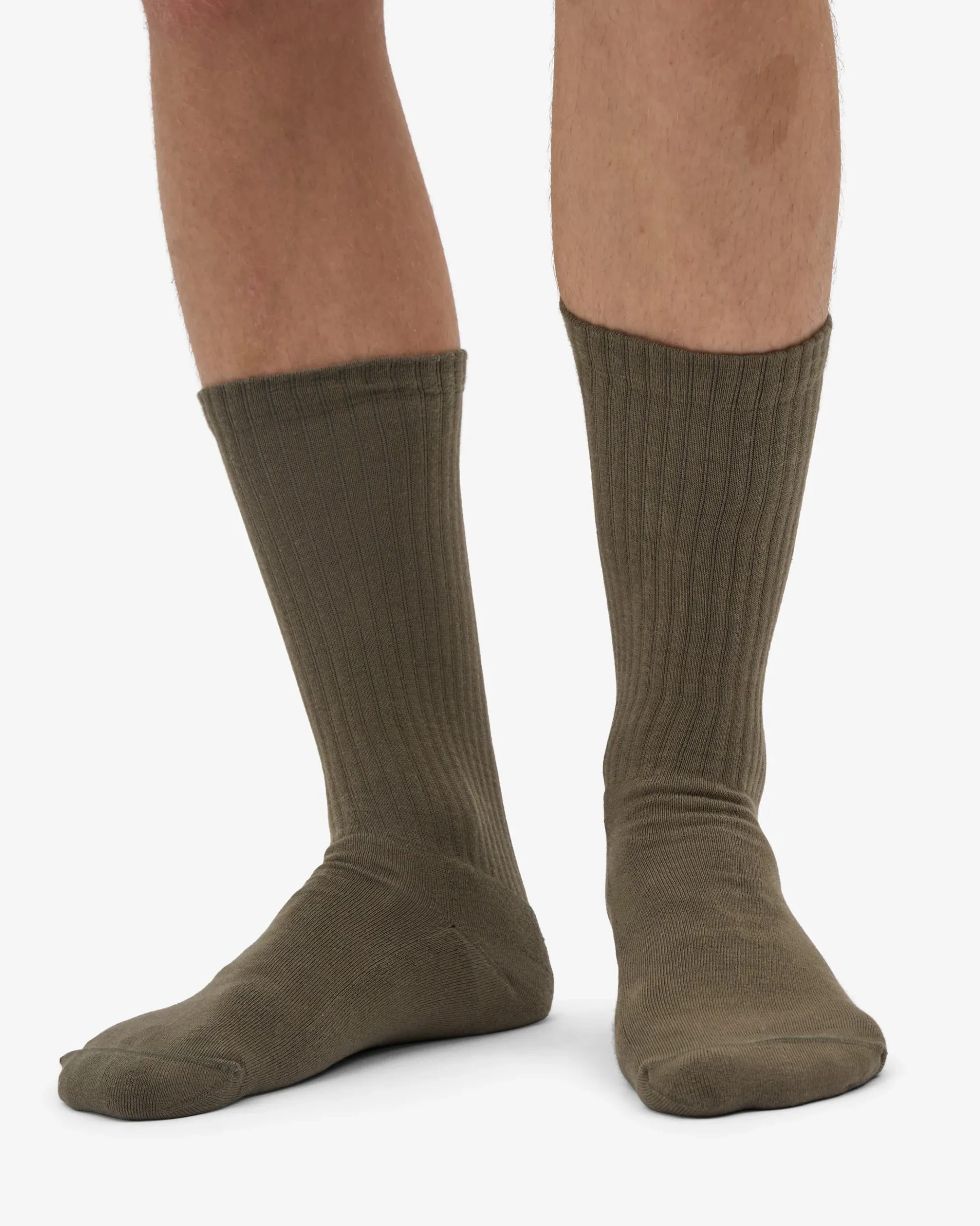 Organic Active Sock - Dusty Olive