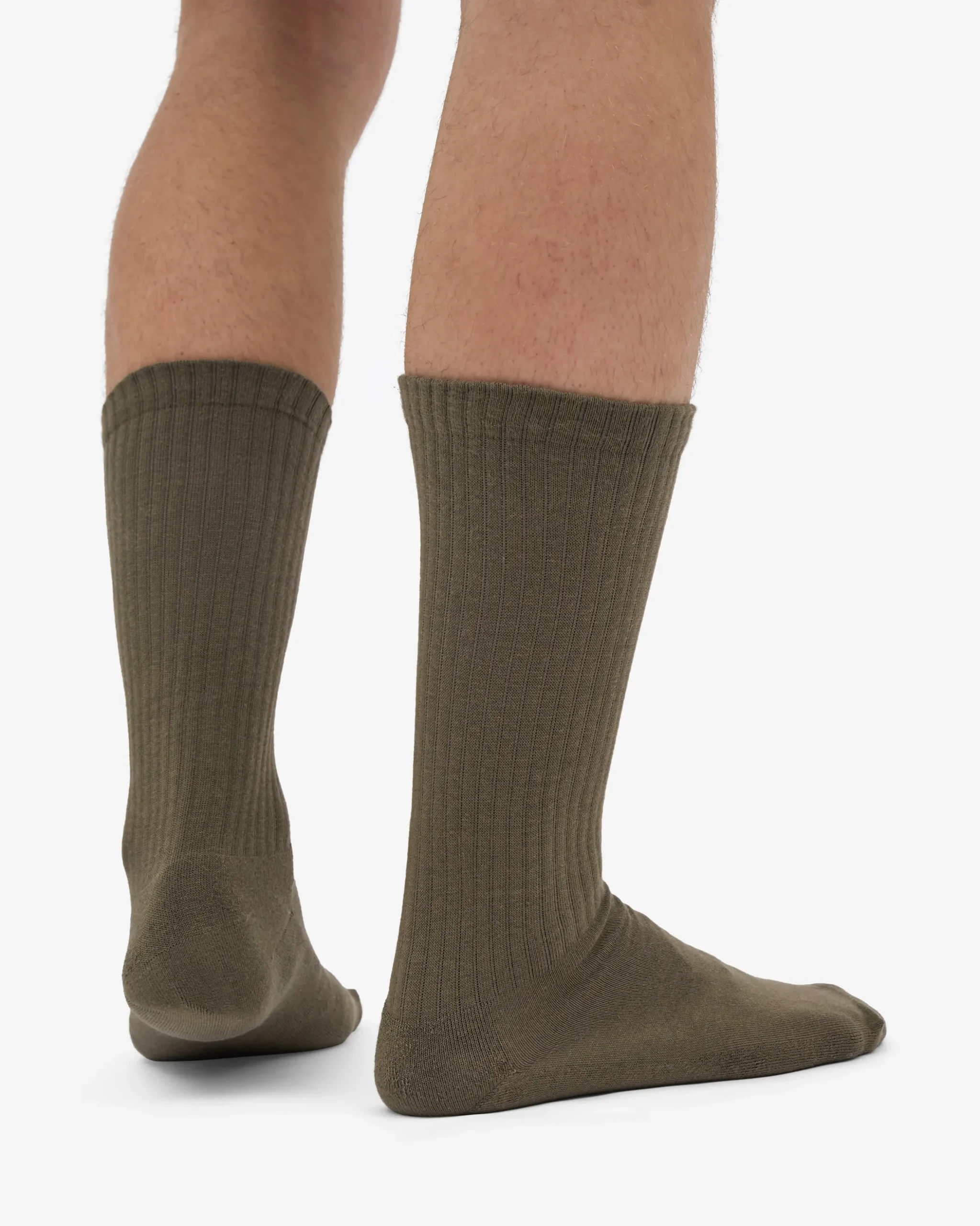 Organic Active Sock - Dusty Olive (3-Pack)