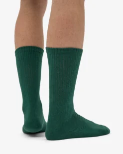 Organic Active Sock - Emerald Green
