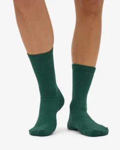 Organic Active Sock - Emerald Green (3-Pack)