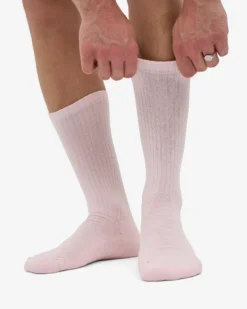 Organic Active Sock - Faded Pink (3-Pack)