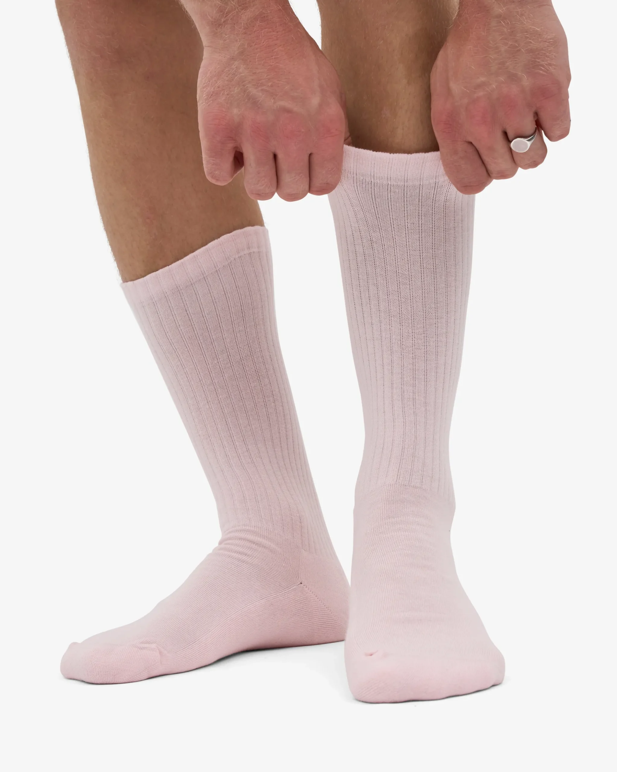 Organic Active Sock - Faded Pink (3-Pack)