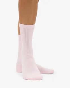 Organic Active Sock - Faded Pink
