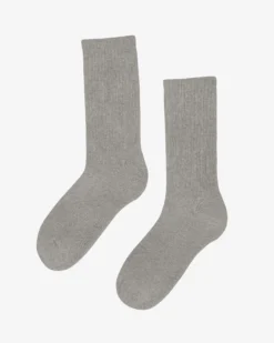 Organic Active Sock - Heather Grey