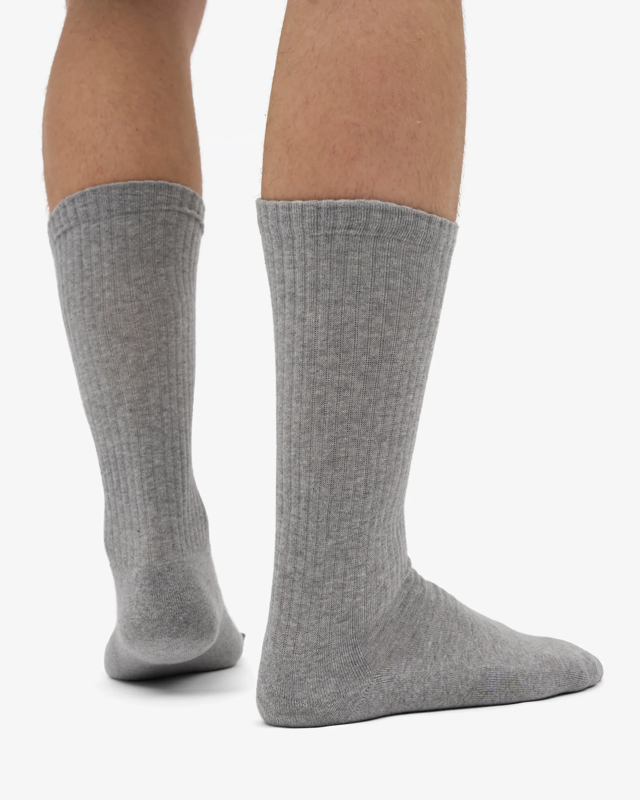 Organic Active Sock - Heather Grey (3-Pack)