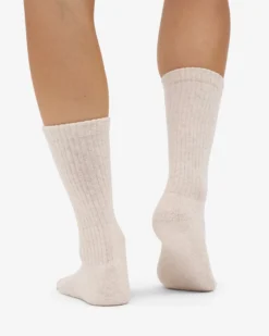 Organic Active Sock - Ivory White (3-Pack)