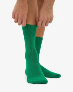 Organic Active Sock - Kelly Green