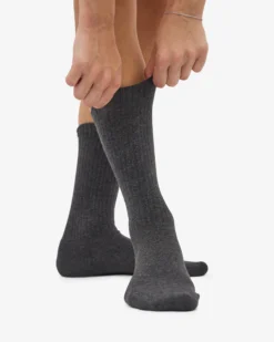 Organic Active Sock - Lava Grey