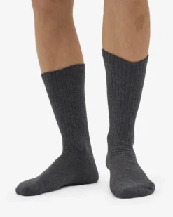 Organic Active Sock - Lava Grey