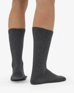 Organic Active Sock - Lava Grey (3-Pack)