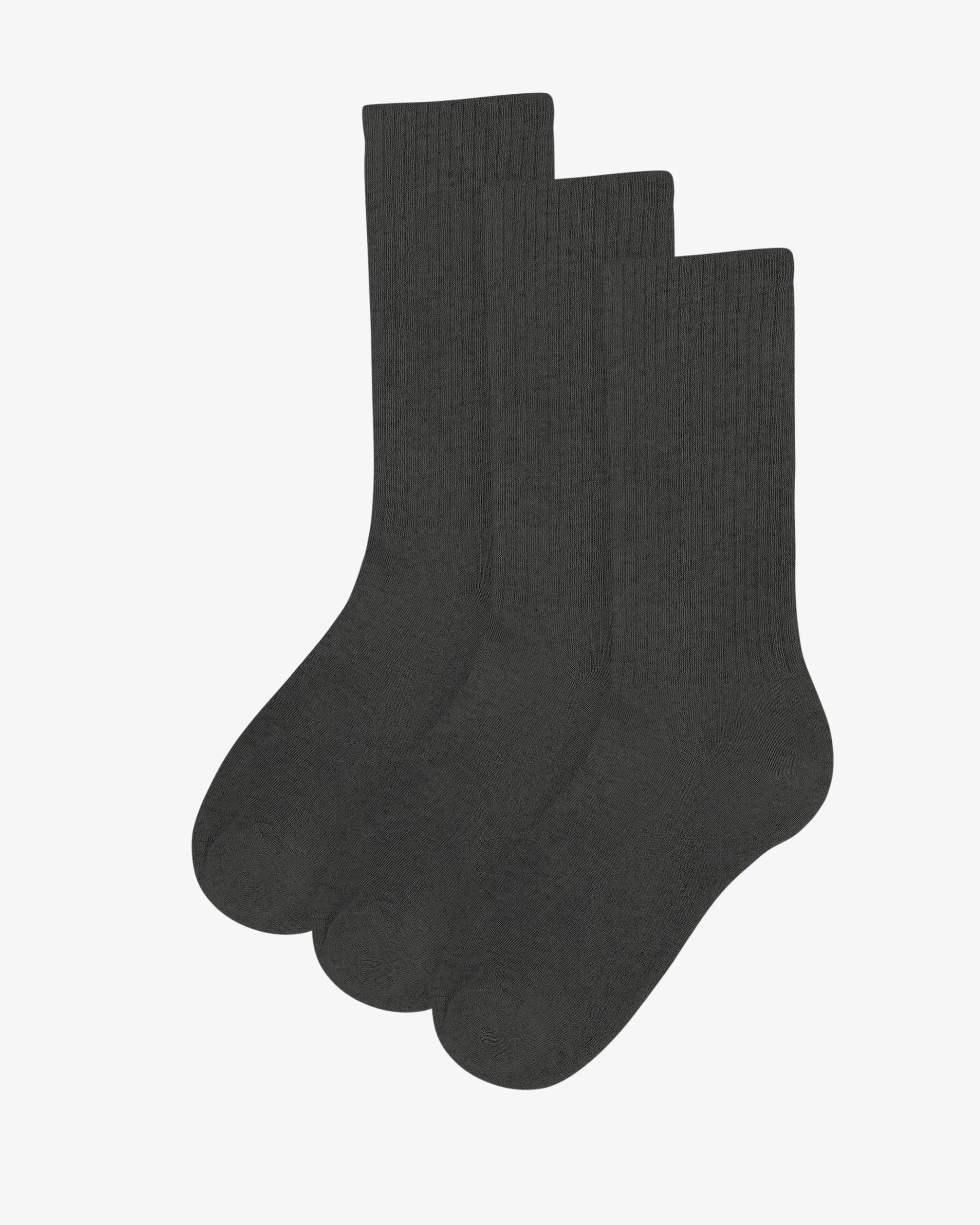 Organic Active Sock - Lava Grey (3-Pack)