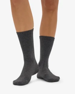 Organic Active Sock - Lava Grey (3-Pack)