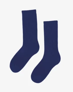 Organic Active Sock - Marine Blue